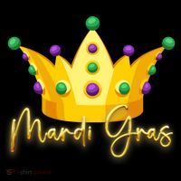 Mardi Gras Crown Celebration Pajama Set thumb 2