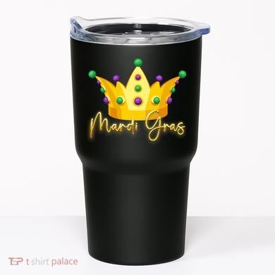 Mardi Gras Crown Celebration Tumbler