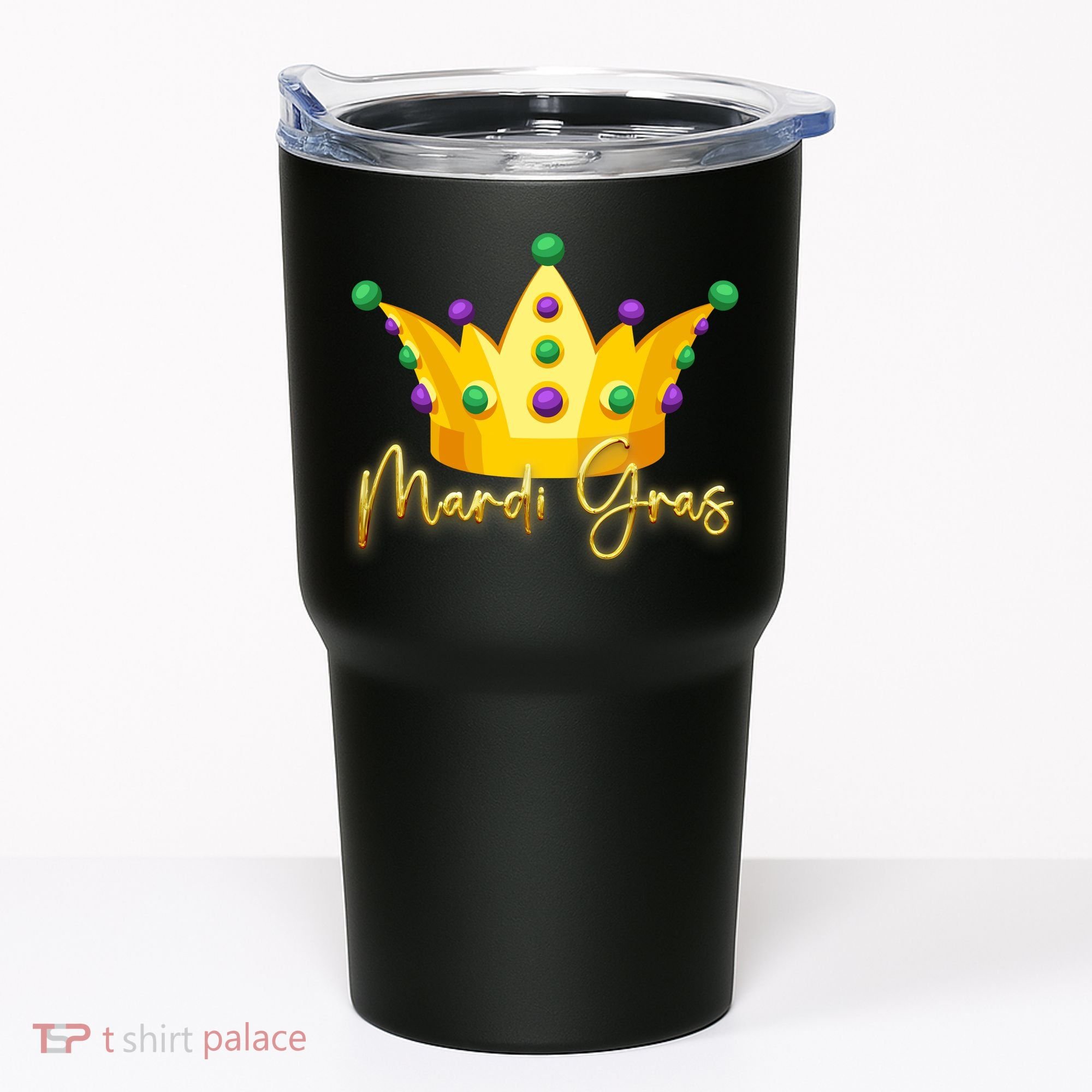Mardi Gras Crown Celebration Tumbler