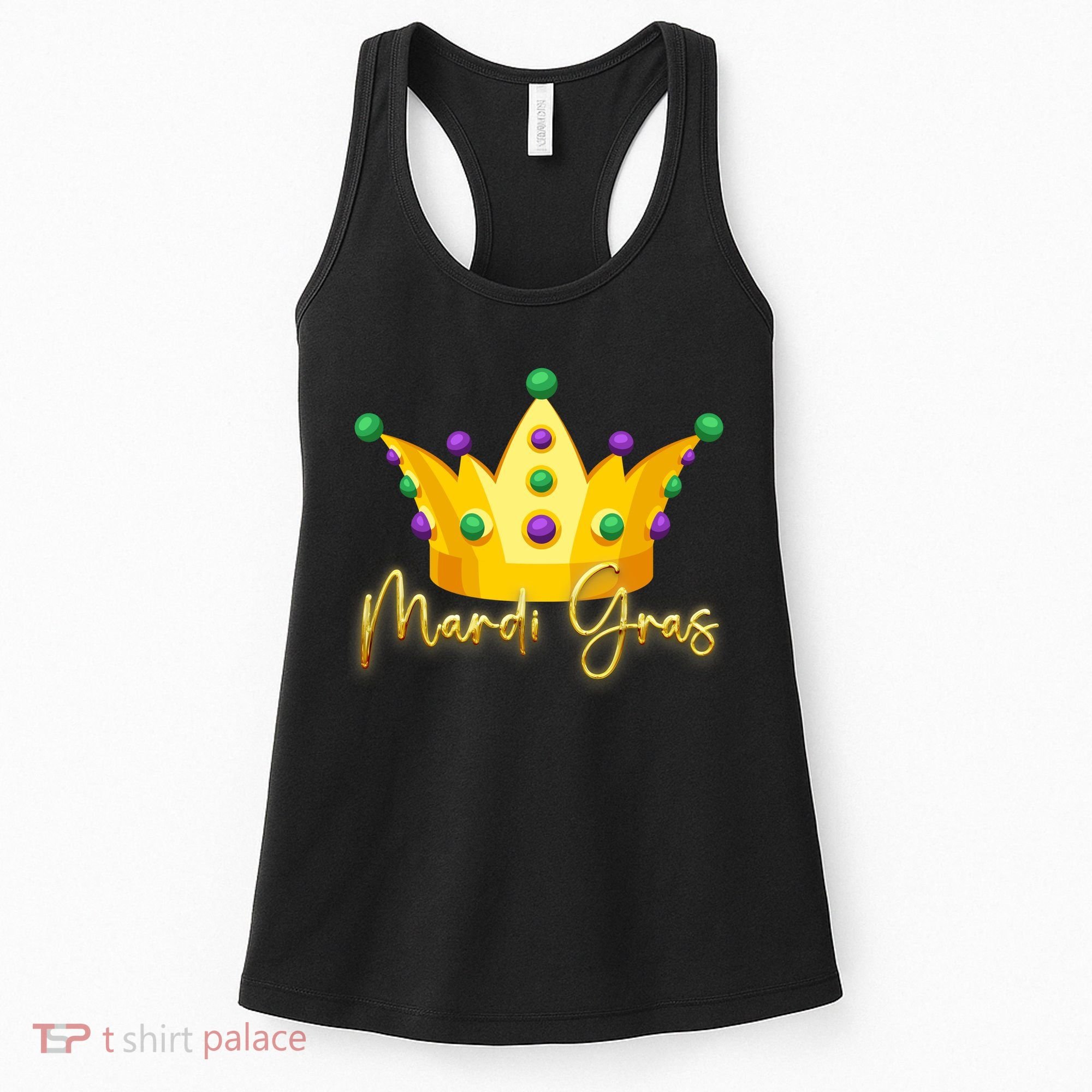 Mardi Gras Crown Celebration Women's Tank Top