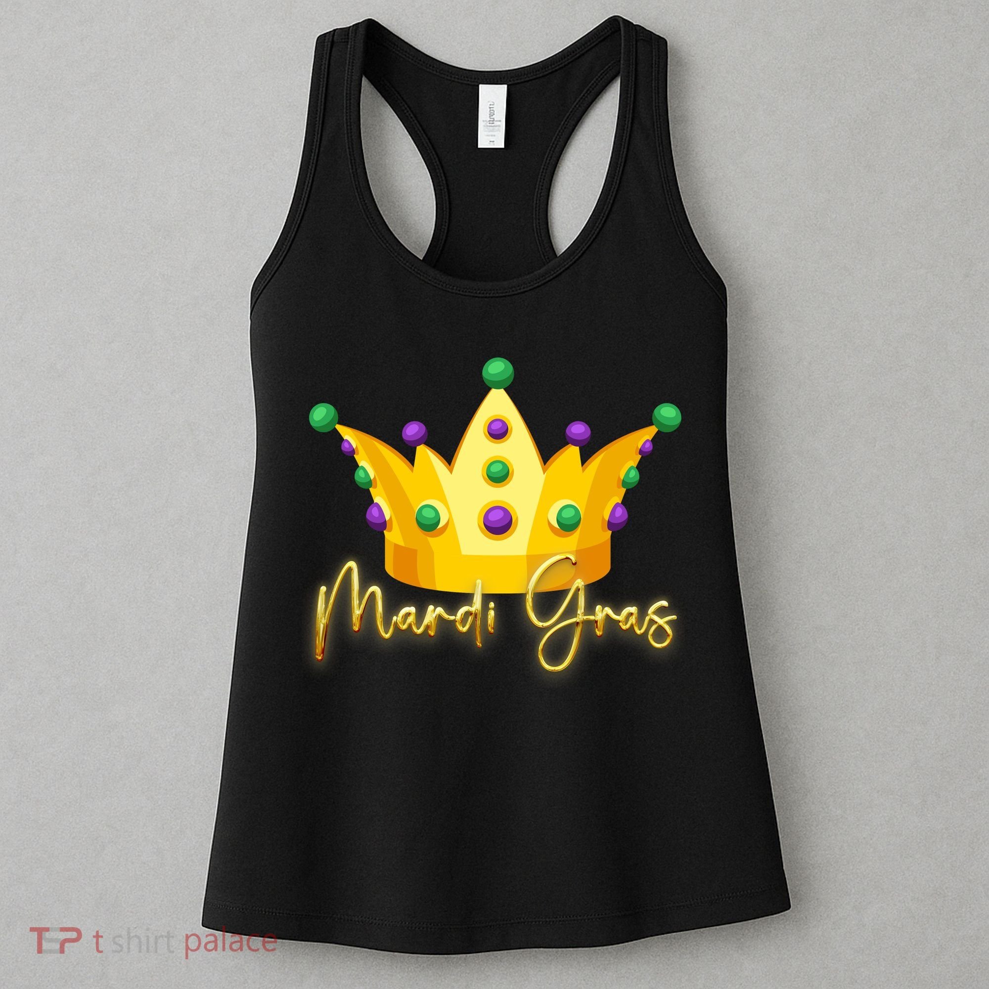 Mardi Gras Crown Celebration Women's Tank Top