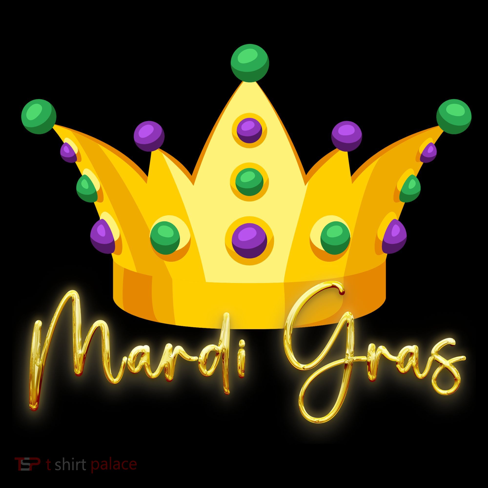 Mardi Gras Crown Celebration Women's Tank Top