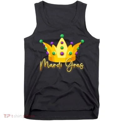 Mardi Gras Crown Celebration Tank Top