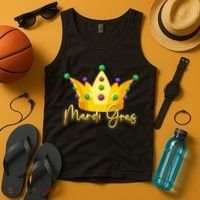 Mardi Gras Crown Celebration Tank Top thumb 4