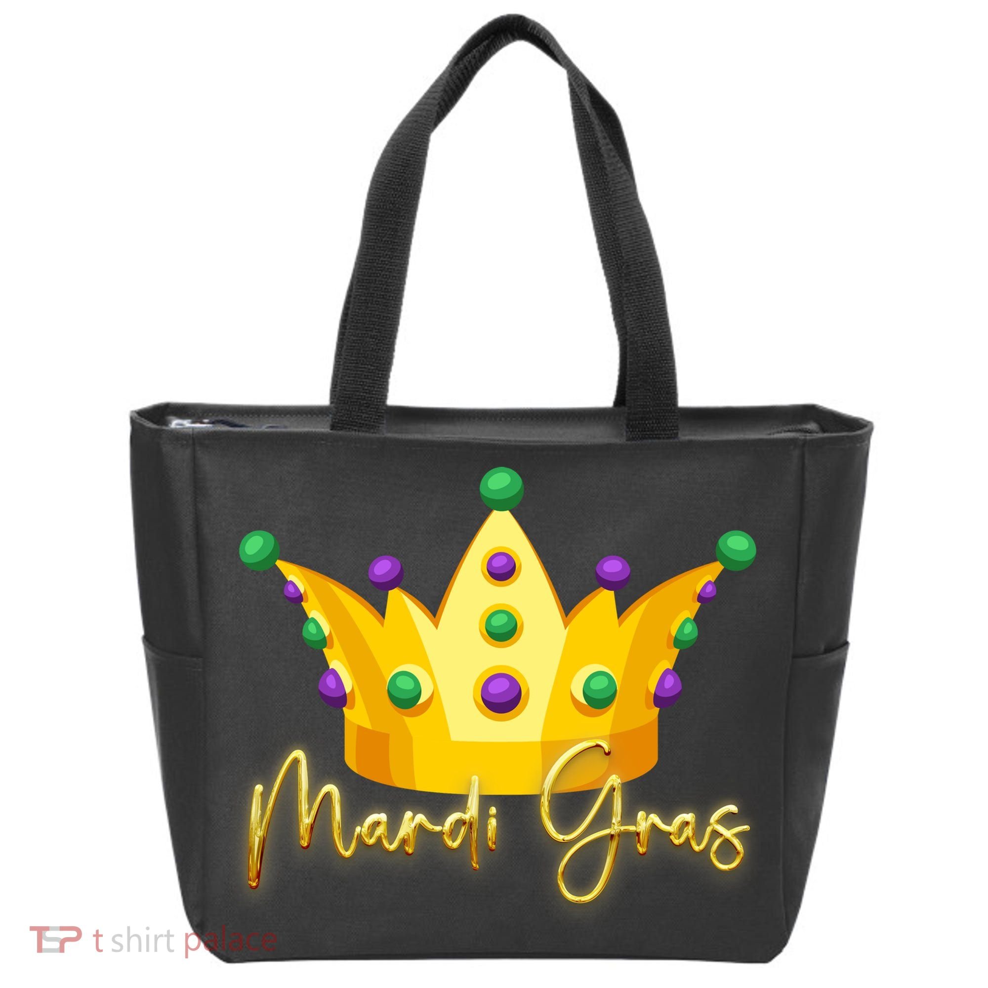 Mardi Gras Crown Celebration Tote Bag