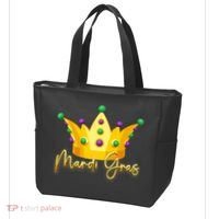 Mardi Gras Crown Celebration Tote Bag thumb 3
