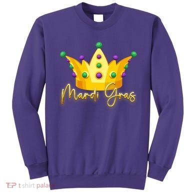 Mardi Gras Crown Celebration Sweatshirt