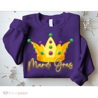 Mardi Gras Crown Celebration Sweatshirt thumb 2