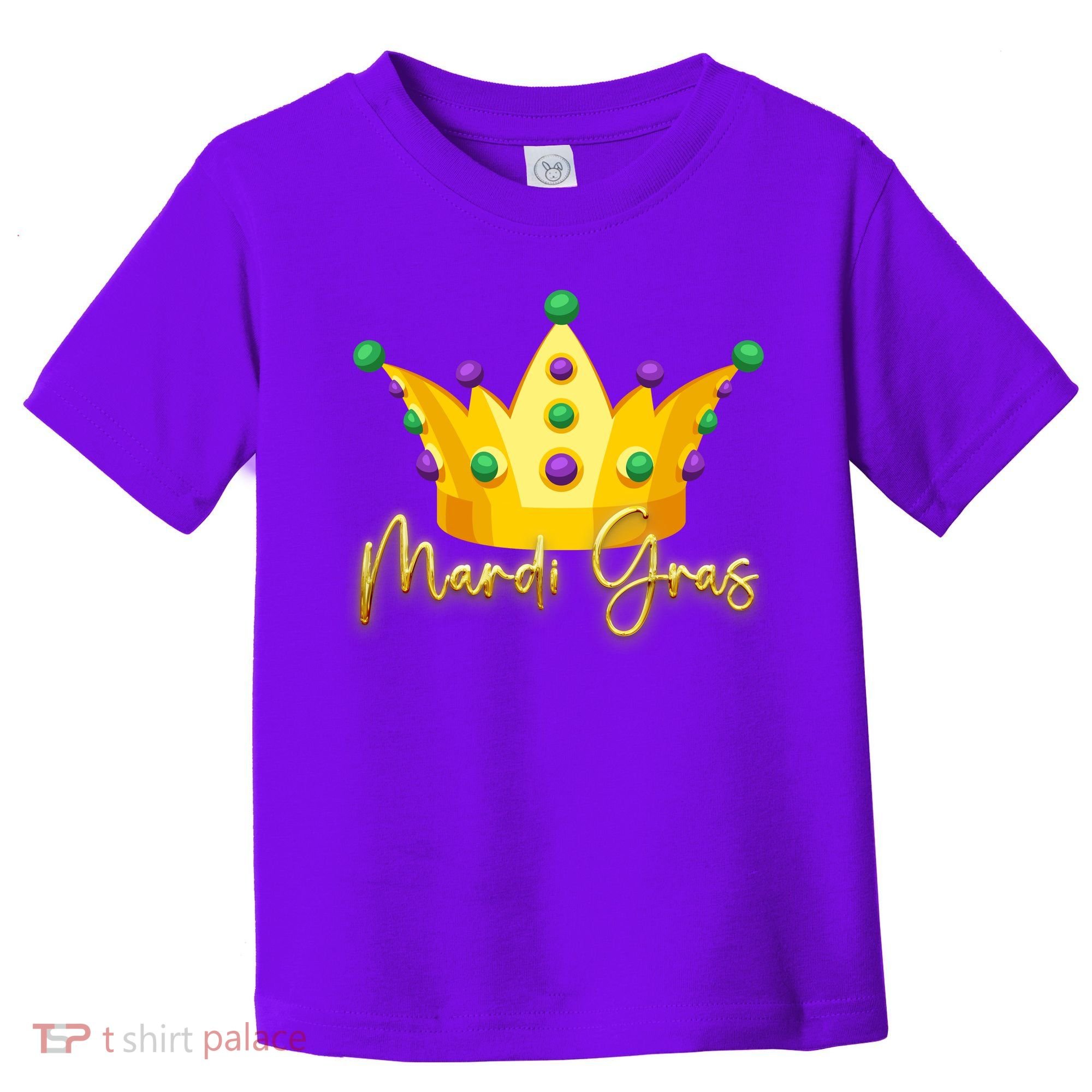 Mardi Gras Crown Celebration Toddler T-Shirt