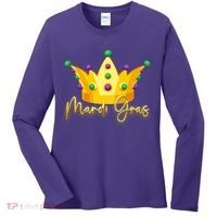 Mardi Gras Crown Celebration Women's Long Sleeve Shirt thumb 0