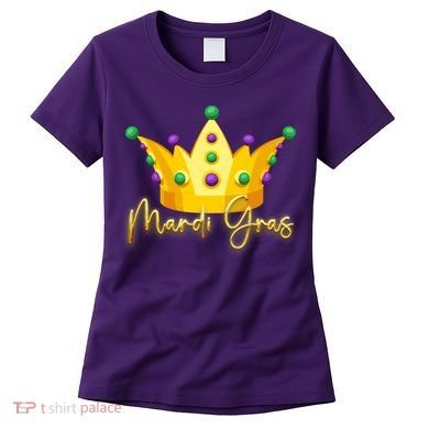 Mardi Gras Crown Celebration Women's T-Shirt
