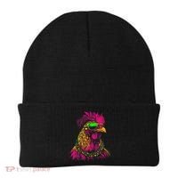 Mardi Gras Chicken Sunglasses Beads Farmer New Orleans Party Beanie thumb 0