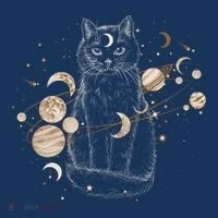 Magical Galaxy Cat Doggie Tank thumb 4