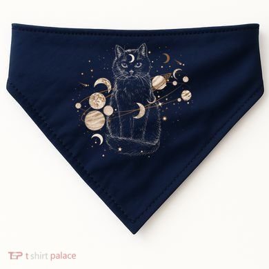 Magical Galaxy Cat USA-Made Doggie Bandana