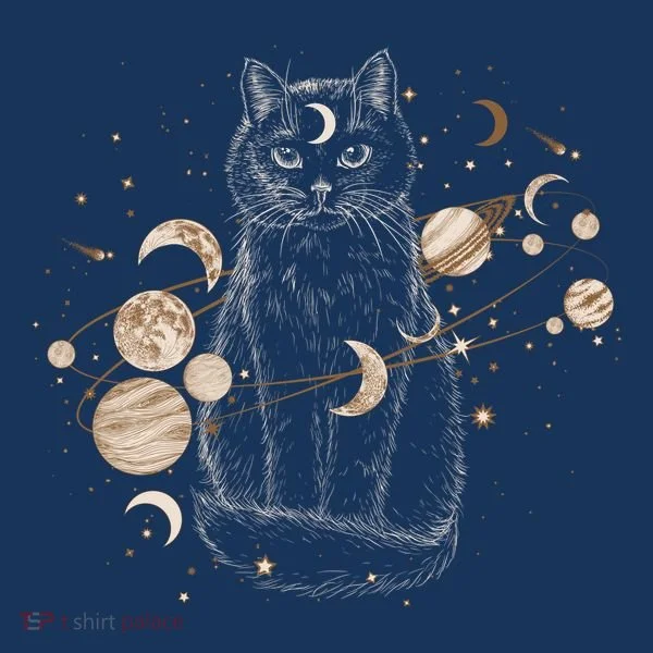 Magical Galaxy Cat Apron