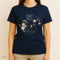 Magical Galaxy Cat T-Shirt thumb 4