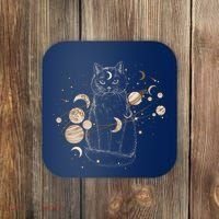 Magical Galaxy Cat Coaster thumb 0