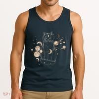 Magical Galaxy Cat Tank Top thumb 3