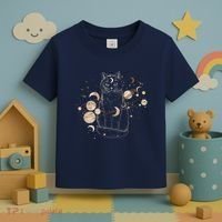 Magical Galaxy Cat Toddler T-Shirt thumb 3