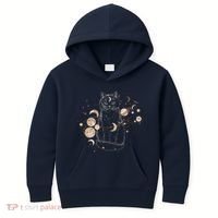 Magical Galaxy Cat Kids Hoodie thumb 0