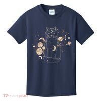 Magical Galaxy Cat Kids T-Shirt thumb 0