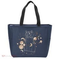 Magical Galaxy Cat Tote Bag thumb 0
