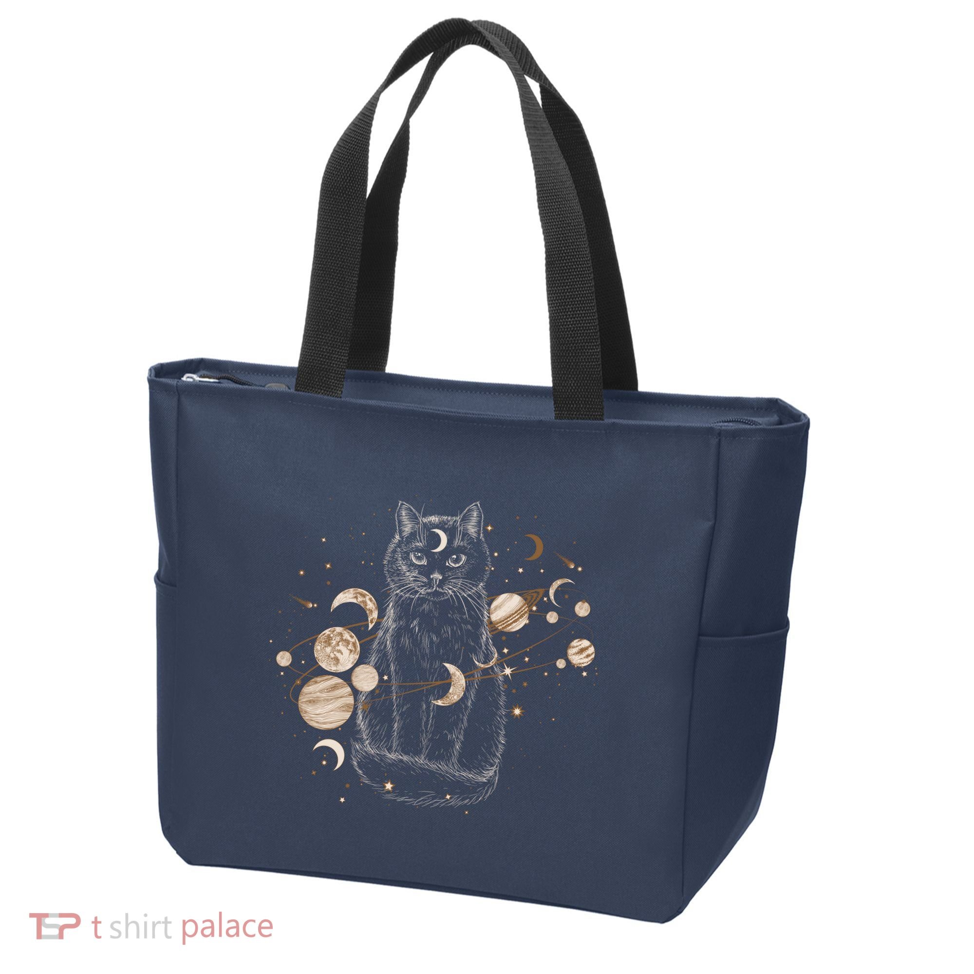 Magical Galaxy Cat Tote Bag