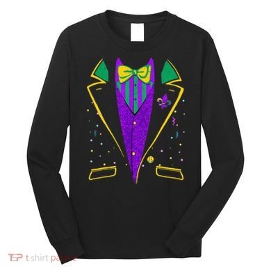 Mardi Gras Costume Carnival Parade Long Sleeve Shirt