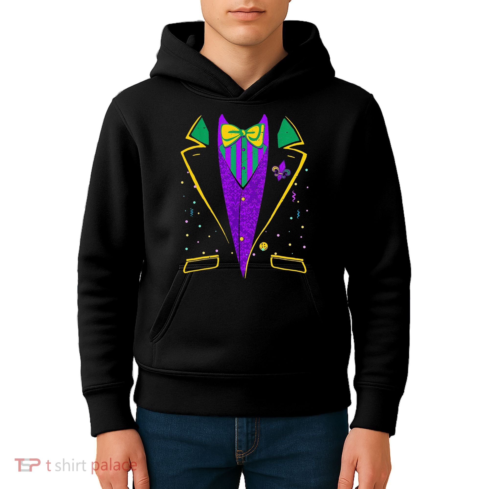 Mardi Gras Costume Carnival Parade Kids Hoodie