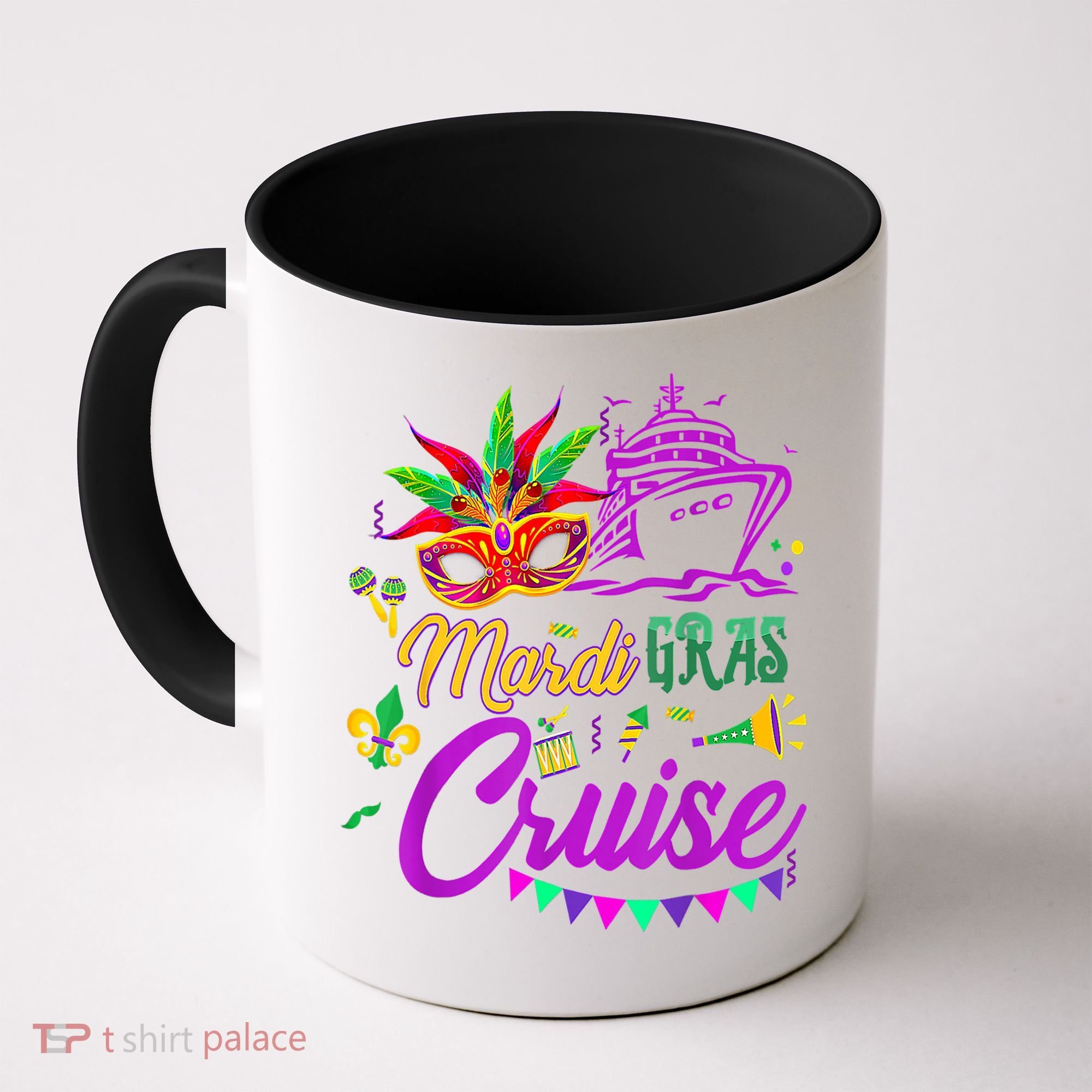 Mardi Gras Cruise Cruising Mask Cruise Ship Party Costume Coffee Mug