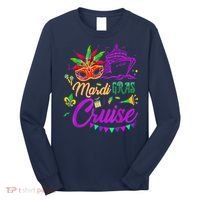 Mardi Gras Cruise Cruising Mask Cruise Ship Party Costume Long Sleeve Shirt thumb 0