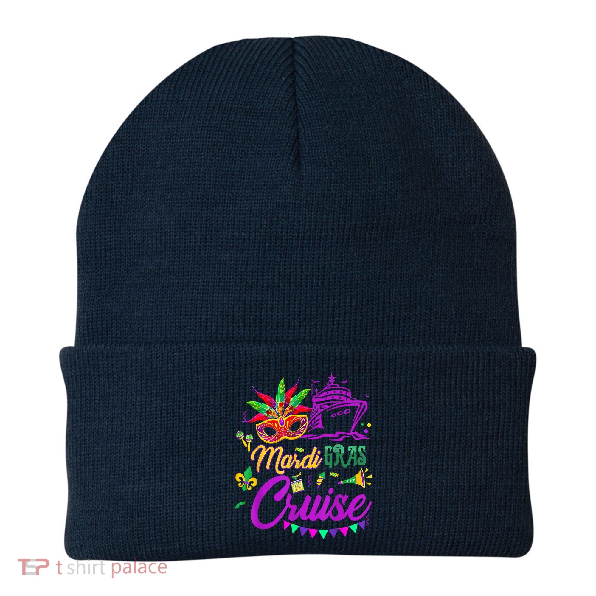 Mardi Gras Cruise Cruising Mask Cruise Ship Party Costume Beanie