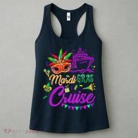 Mardi Gras Cruise Cruising Mask Cruise Ship Party Costume Women's Tank Top thumb 3