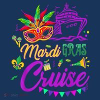 Mardi Gras Cruise Cruising Mask Cruise Ship Party Costume Baby Bodysuit thumb 2