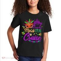 Mardi Gras Cruise Cruising Mask Cruise Ship Party Costume Kids T-Shirt thumb 2