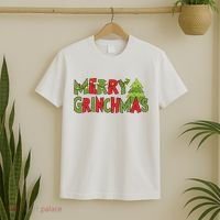 Merry Grinchmas Christmas Holiday Xmas Funny Matching Family T-Shirt thumb 2