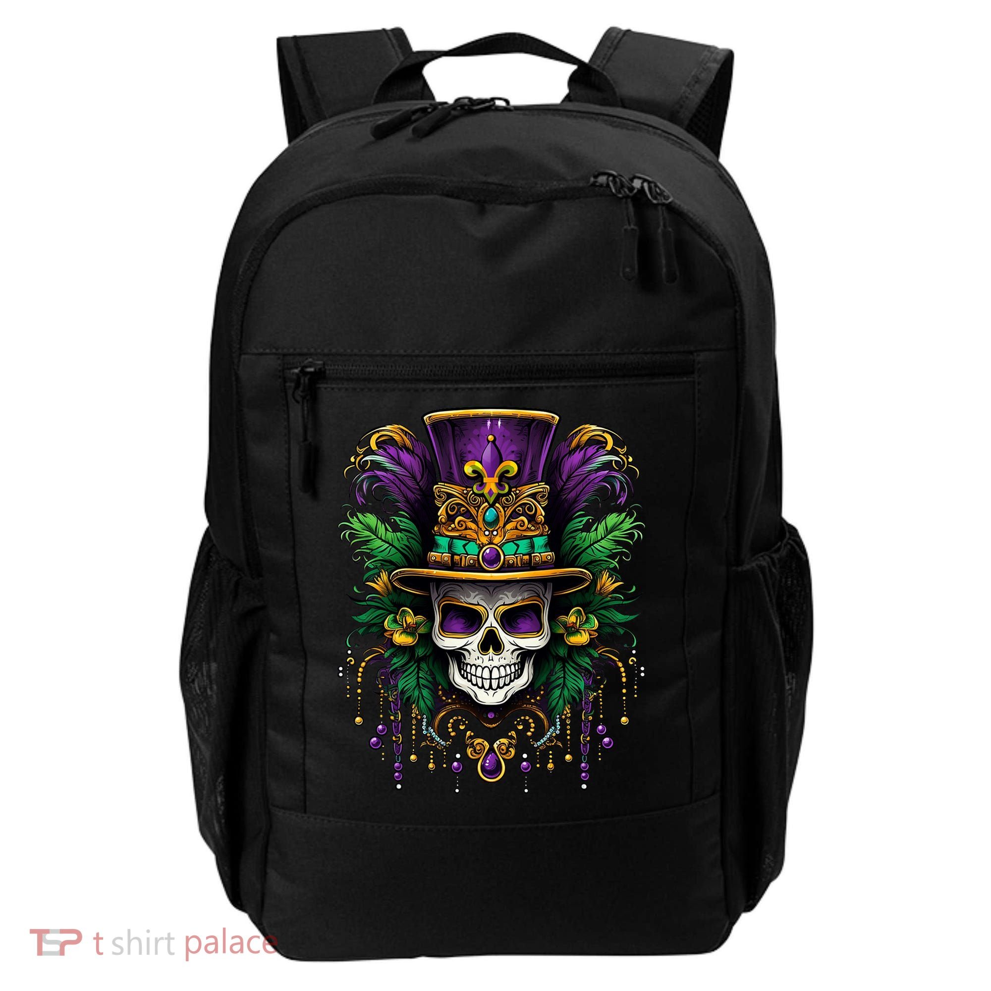Mardi Gras Costume Sugar Skull Carnival Party Backpack