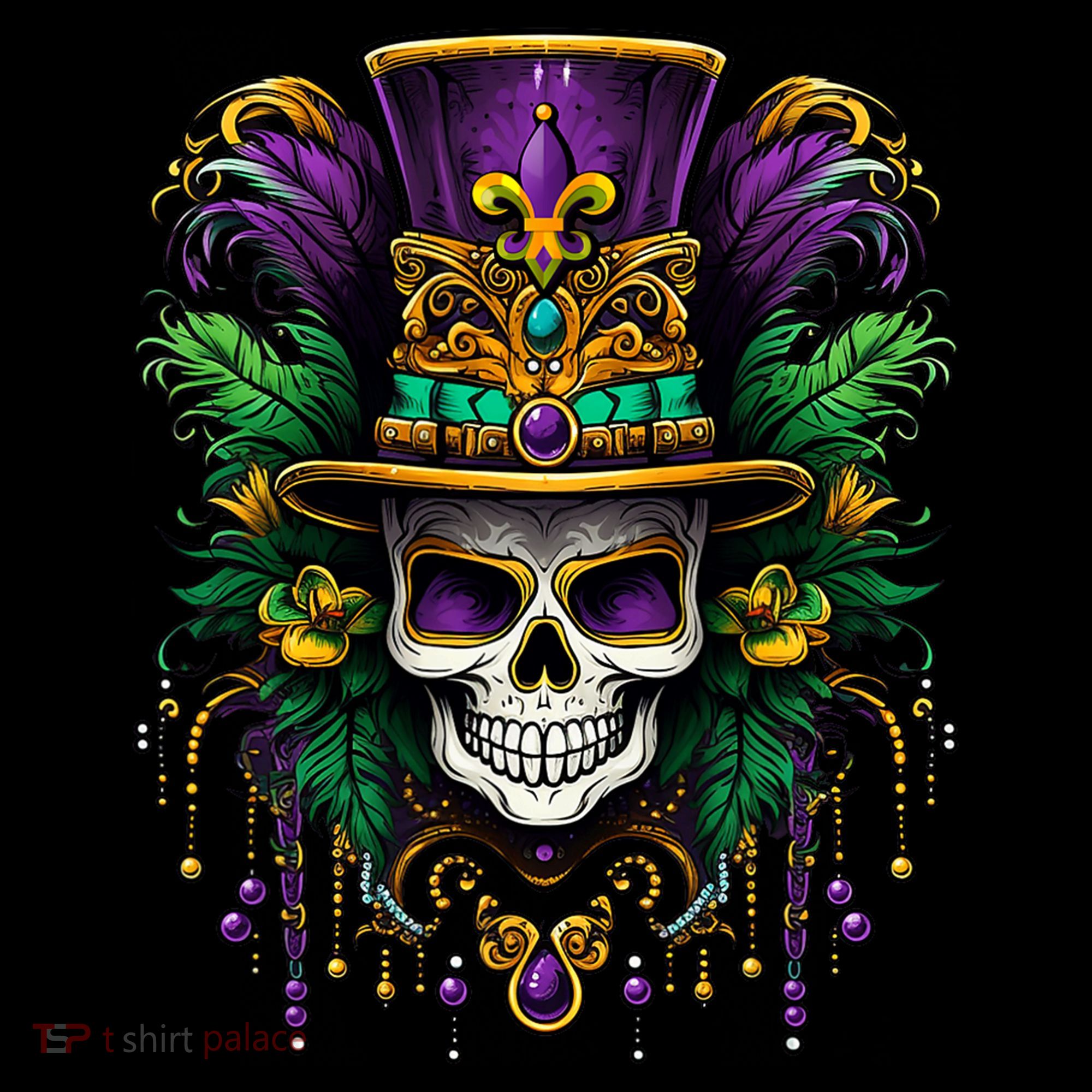 Mardi Gras Costume Sugar Skull Carnival Party Women's Hoodie