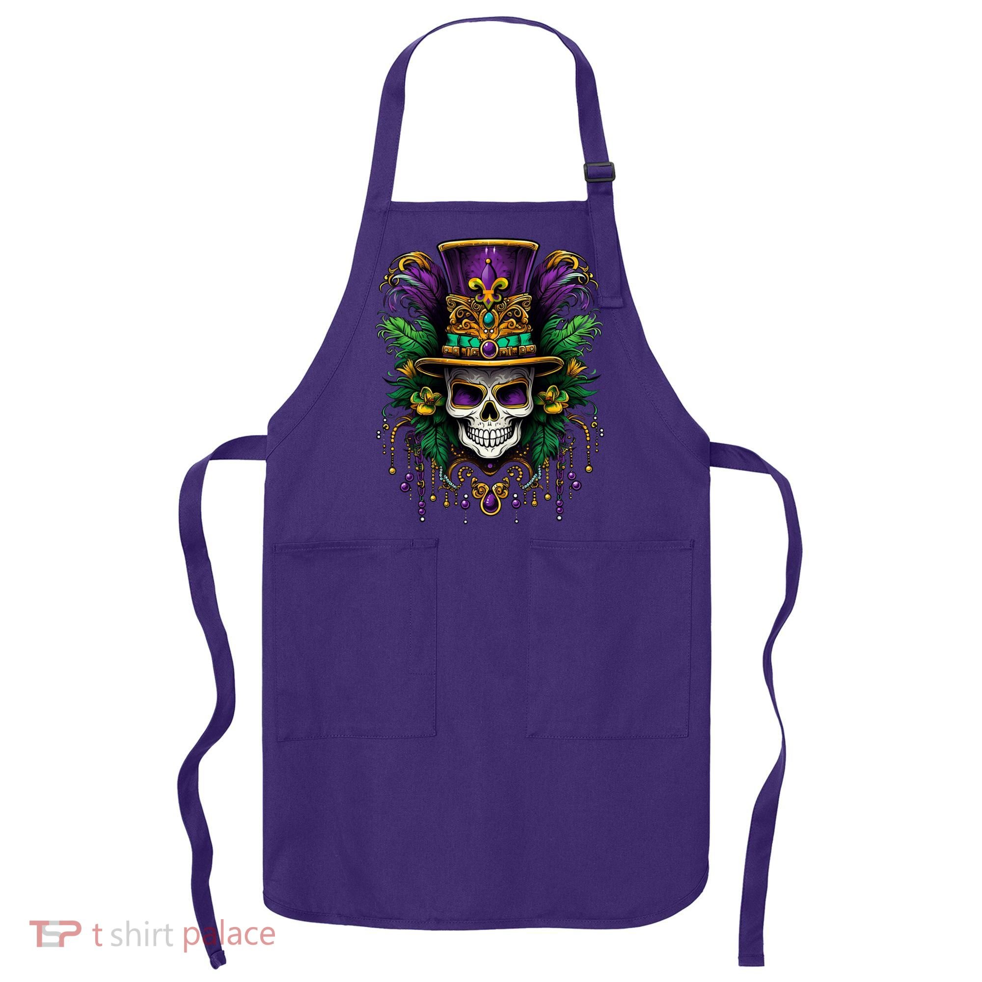 Mardi Gras Costume Sugar Skull Carnival Party Apron