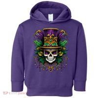 Mardi Gras Costume Sugar Skull Carnival Party Toddler Hoodie thumb 0