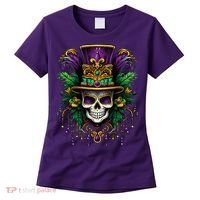 Mardi Gras Costume Sugar Skull Carnival Party Women's T-Shirt thumb 0