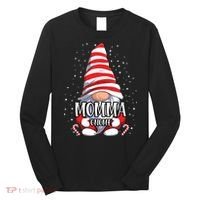 Momma Gnome Christmas Pajamas Matching Family Group Long Sleeve Shirt thumb 0