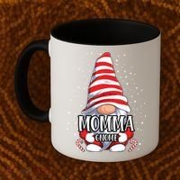 Momma Gnome Christmas Pajamas Matching Family Group Coffee Mug thumb 2