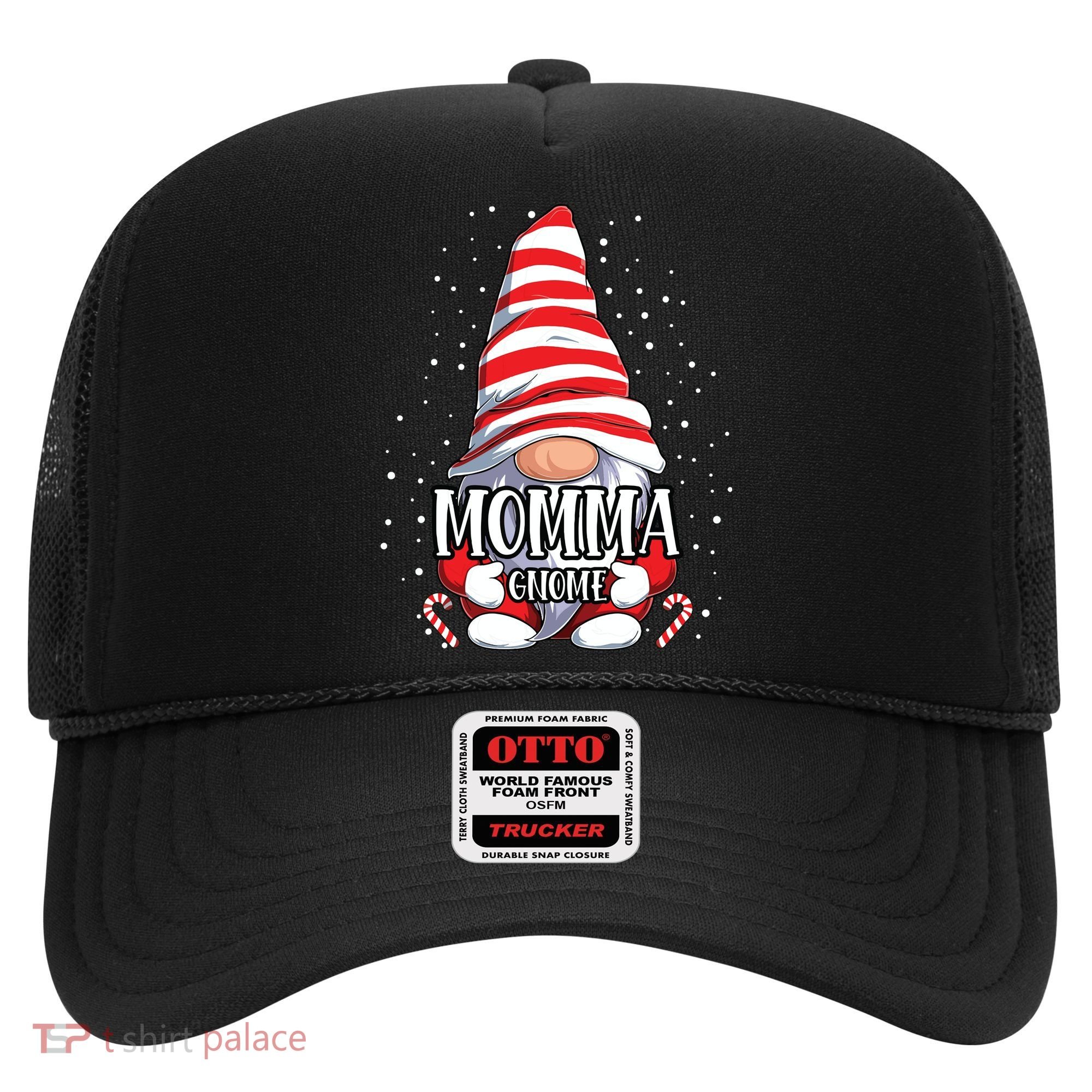 Momma Gnome Christmas Pajamas Matching Family Group Hat