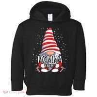 Momma Gnome Christmas Pajamas Matching Family Group Toddler Hoodie thumb 0