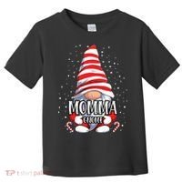 Momma Gnome Christmas Pajamas Matching Family Group Toddler T-Shirt thumb 0