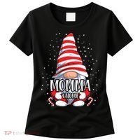Momma Gnome Christmas Pajamas Matching Family Group Women's T-Shirt thumb 0