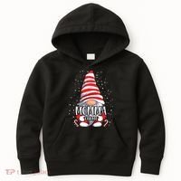 Momma Gnome Christmas Pajamas Matching Family Group Kids Hoodie thumb 0