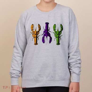 Mardi Gras Cajun Crawfish Happy Mardi Gras Women's Sweatshirt