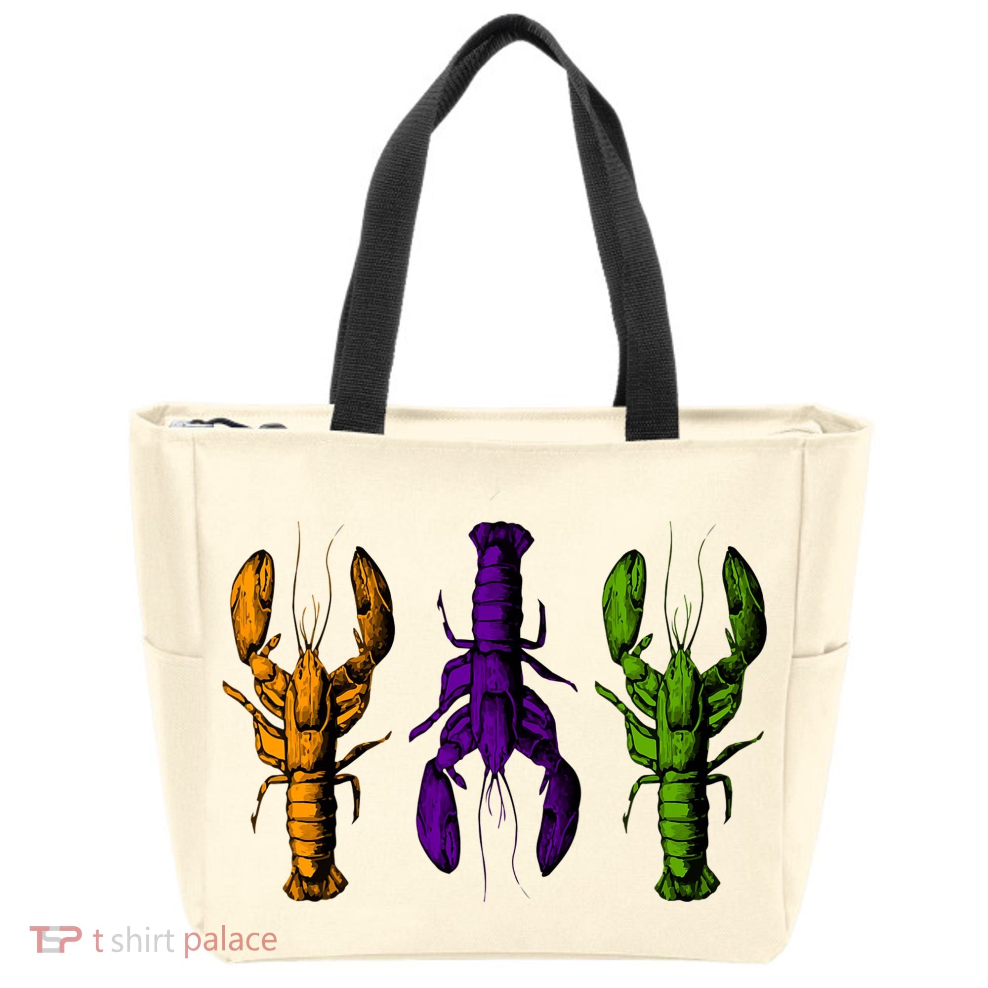 Mardi Gras Cajun Crawfish Happy Mardi Gras Tote Bag